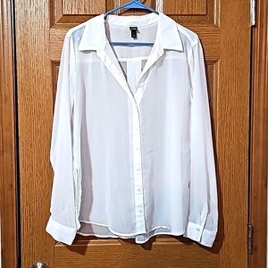 Wild fable large cream blouse